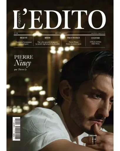 Pierre Niney par Thierno Sy pour l&apos;Edito Magazine - Cover